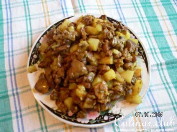 тойуг ичалат говурмасы(потрошка куриные)