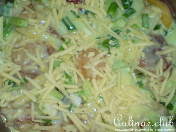 Курятина со спаржей и абрикосами