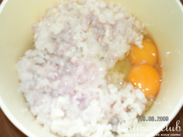 куриные котлетки с овощами