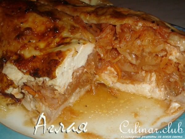 Курица фаршированная №2