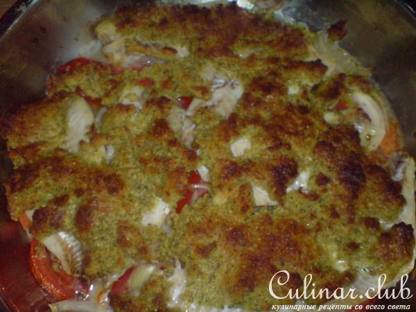 Рыба под пикантной корочкой