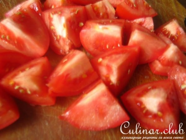 Макрорус на луковой подушке,запеченный с помидорами и сыром (Тест-драйв)
