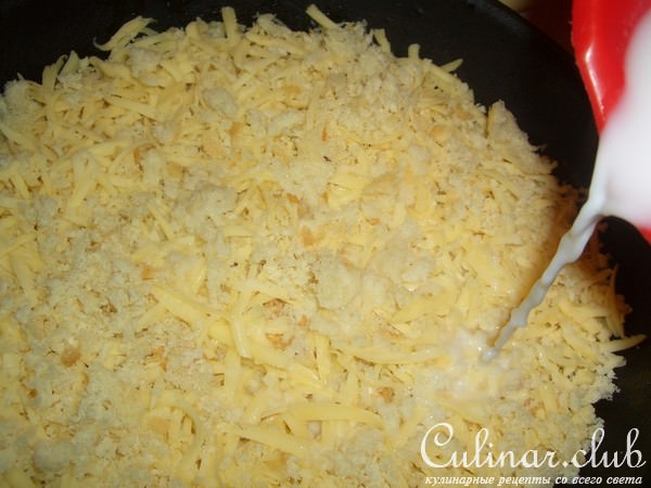Рыба в хлебно-сырном соусе