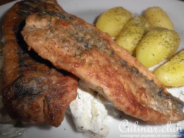 Макрель/скумбрия с яблочным тацики