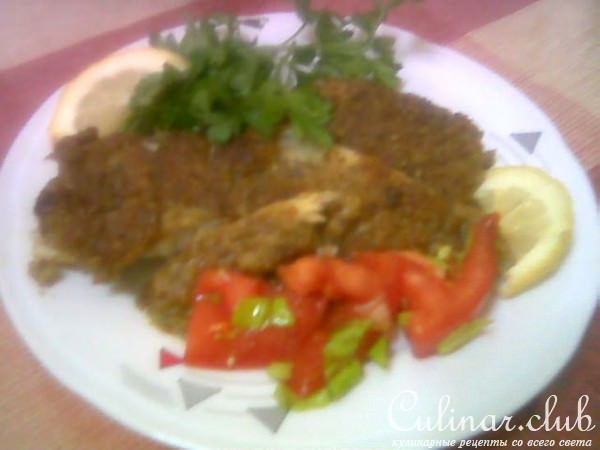 Рыбка под "ароматной коркой"