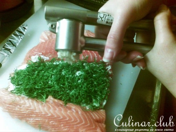 Лосось сначинкой