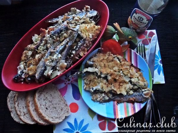Балтийская салака (Baltijas renges) тушёная под сметаной с овощами