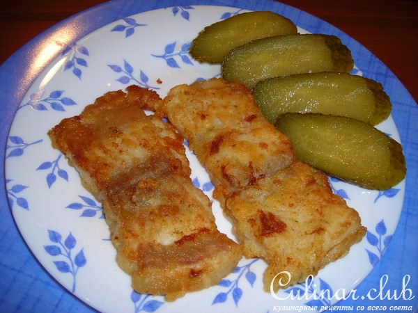 Морской язык вкусный