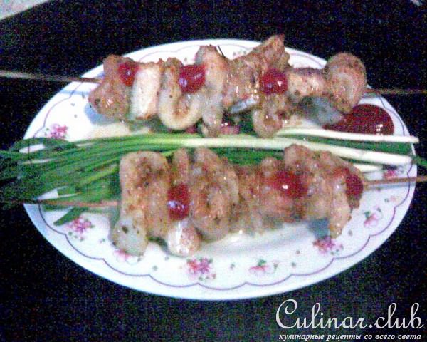 рыбный шашлык в духовке