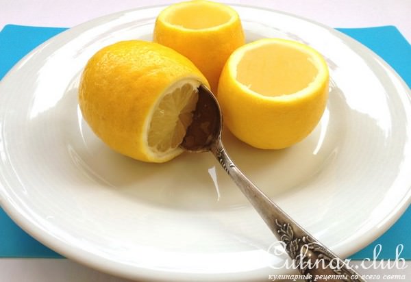 Лимоны с салатом из тунца. Limoni ripieni al tonno