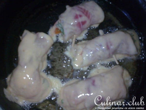 Рулетики рыбные