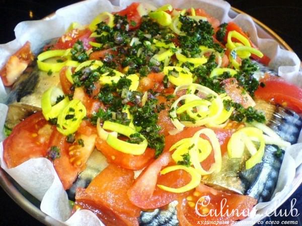 "Весёлая" скумбрия из духовки