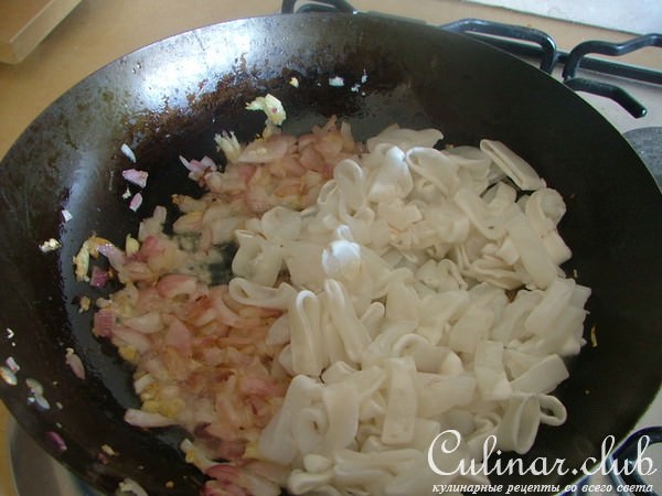Кальмары Pad Thai