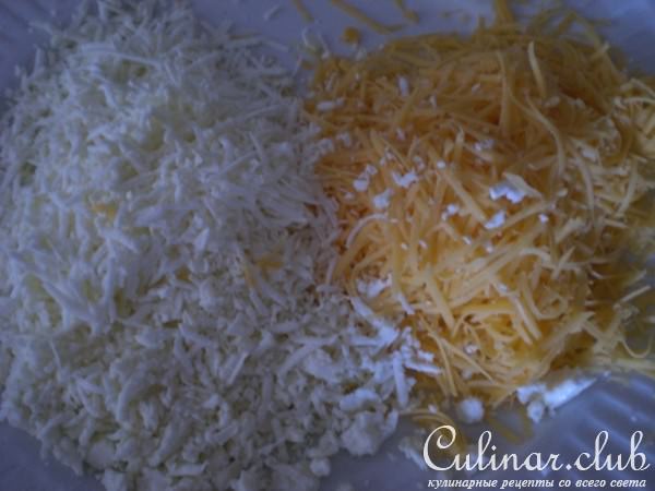 Печёные рыбно-сырно-овощные котлетки