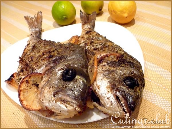 Дорада с лимоном