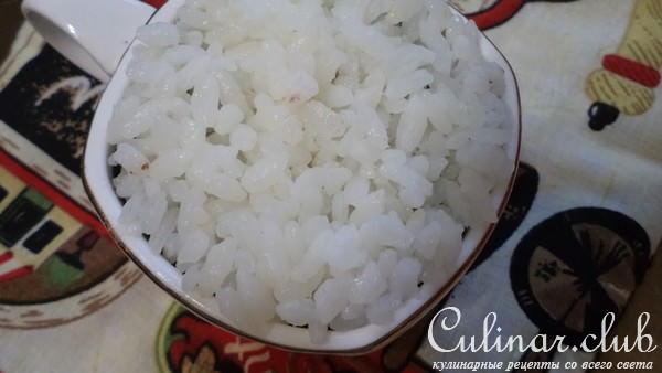 Легкий ужин с Мистраль- рис, "черная икра", красная рыба!