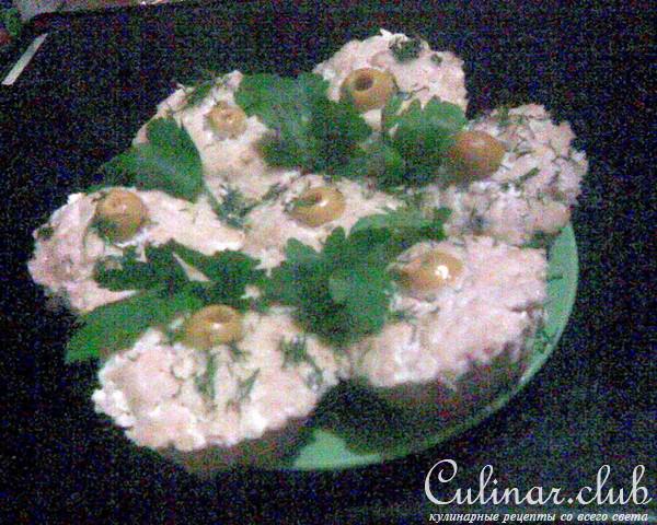 Рыбные маффины с фаршированными оливками (постные)