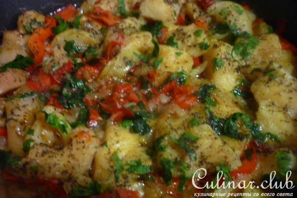 Пангасиус под яблочно-овощной шубкой (очень вкусно,быстро и диетично!)