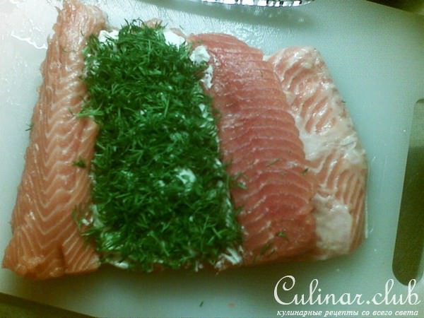 Лосось сначинкой