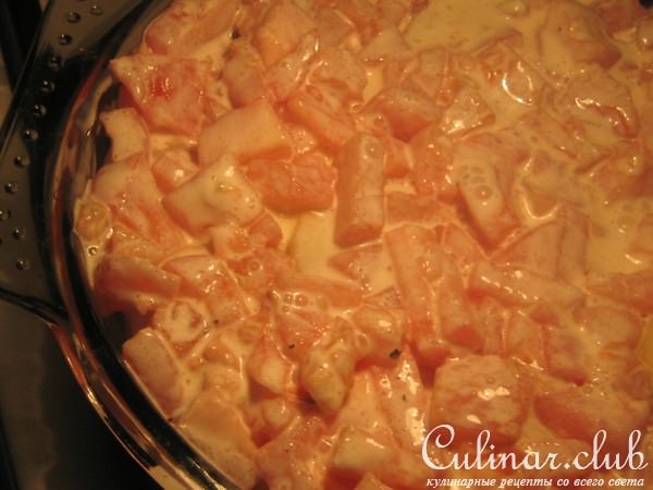 Говяжьи почки с картофелем в сливках.