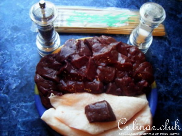 Шашлычки из Телячей Печени(по просьбе кулинаров)