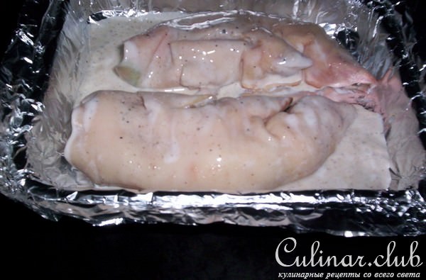 Маринованные свинные ножки