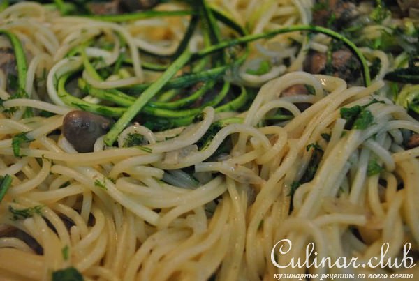 Вкусные будни «Спагетти с куриными сердечками» на конкурс «Я+ Серж Маркович...»