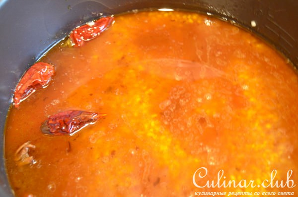 Плов с куриными сердечками