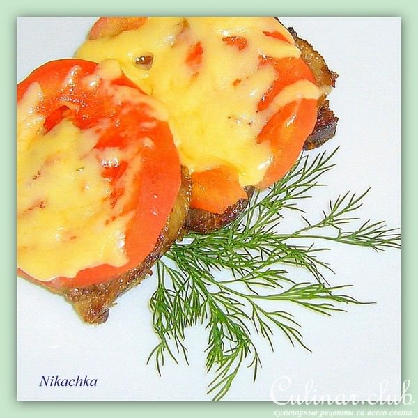 Отбивная из языка