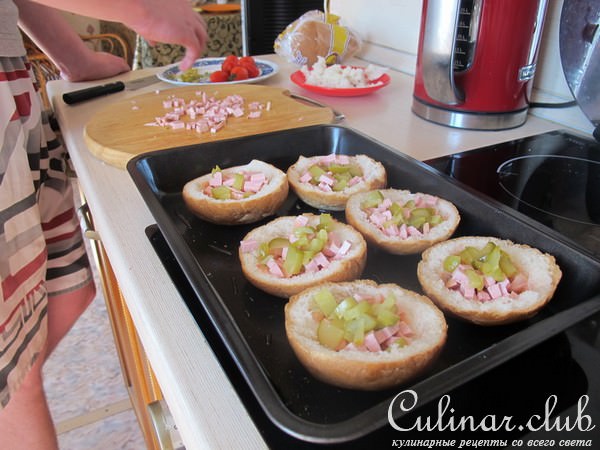Горячие бутерброды для мамы и себя любимого.