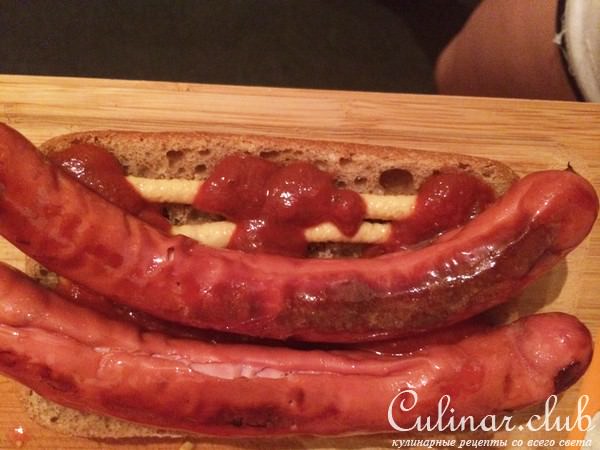 Бутерброды с чиабаттой и сосисками для пикника!