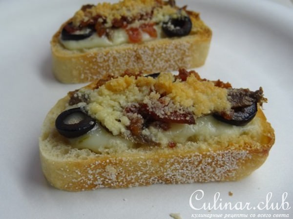 " Анчоусы с Хлебом и Сыром "