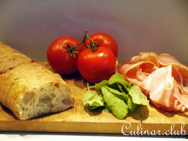 Брускетта Saltimbocca