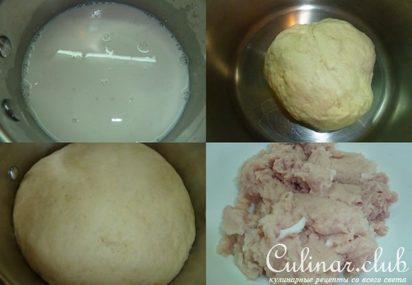 Хот-дог с домашней булочкой и куриной колбаской