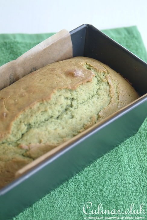 Кекс и курд с зеленым чаем матча ( matcha )