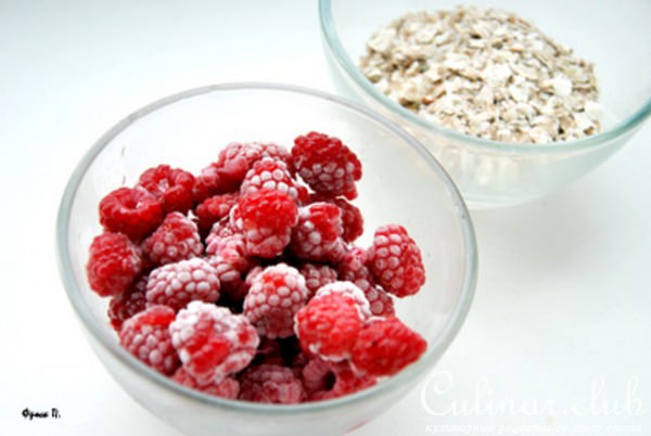 Шотландский десерт "Кранахан с малиной" (Cranachan with raspberries)