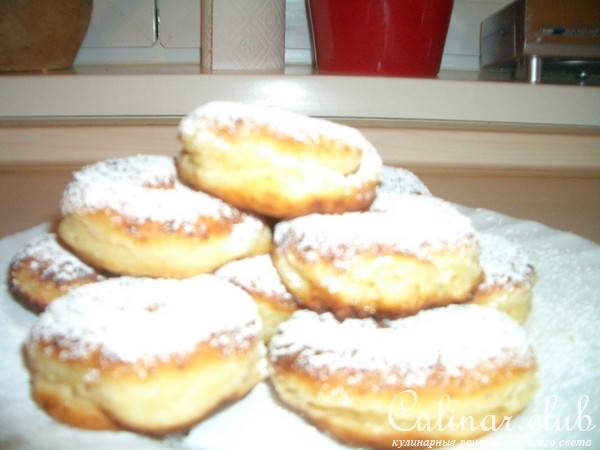 Творожные пончики