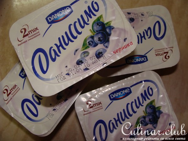 Черничное пирожное