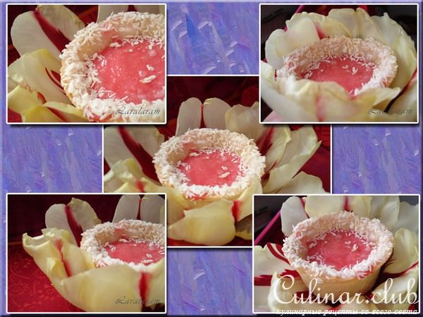 Фрукты в сиропе-карамели и БОНУС - корзиночки "PINKFLAMINGO"