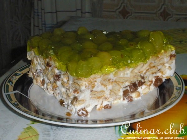 Торт "Виноградинка" (вариант на "Битое стекло")