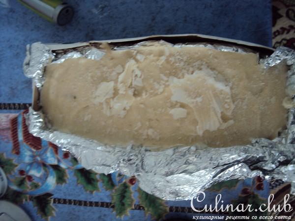 Яблочное парфе с черничным компотом