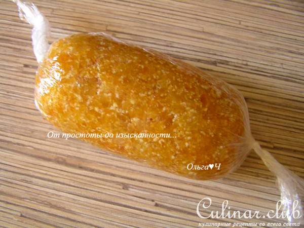 Батончик из кураги с кунжутом и кешью