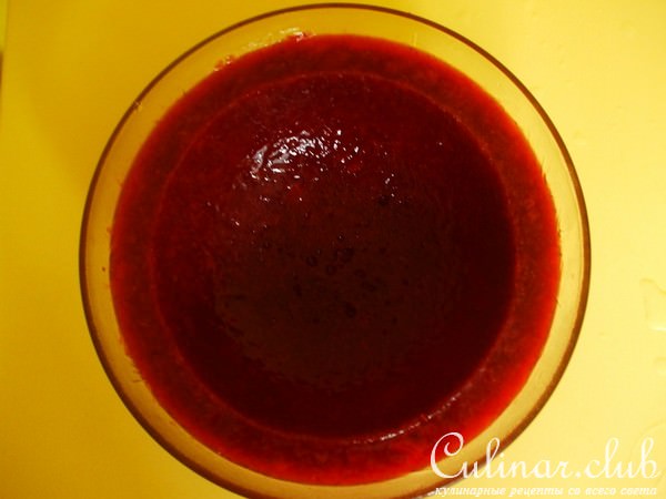 Баваро из клубники