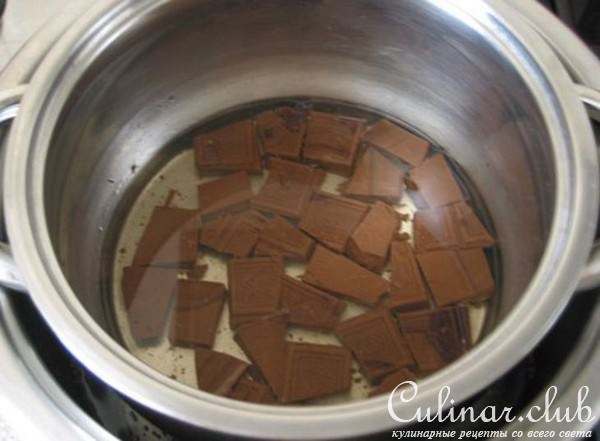 Мусс из шоколада и воды