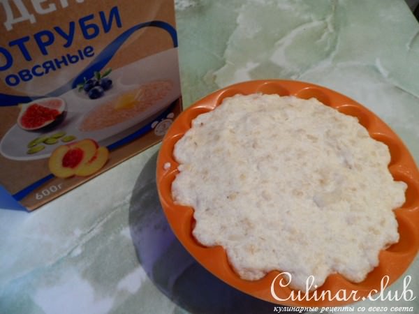 Творожно-овсяная запеканка на пару.
