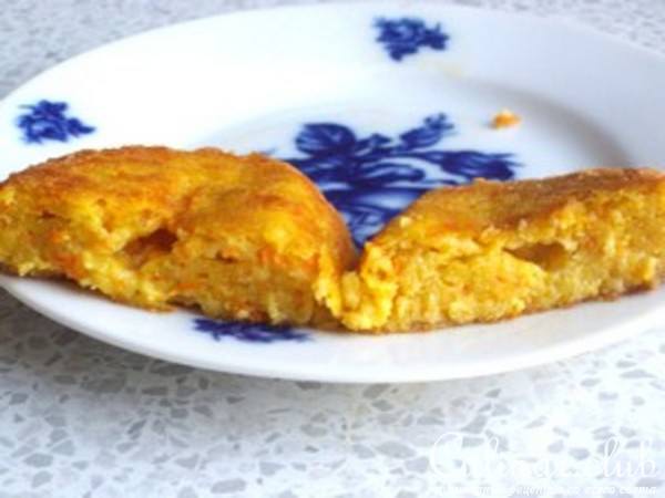 Морковные котлеты с сыром