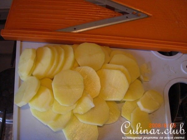 картошка, запеченная с сыром, упрощенный вариант приготовления.