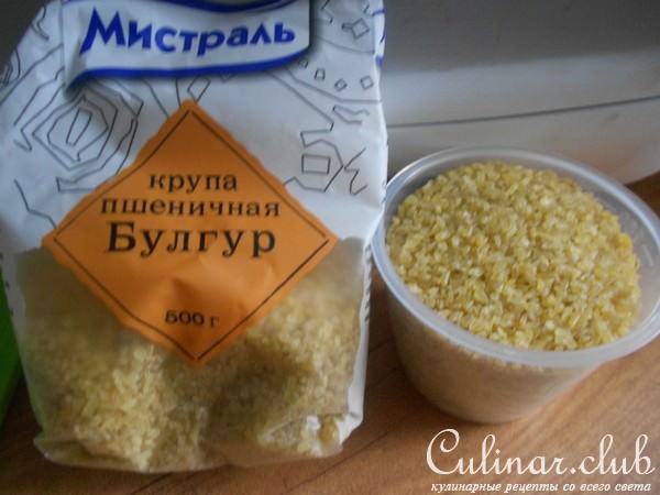 Каша из булгура в мультиварке (кашеварке).