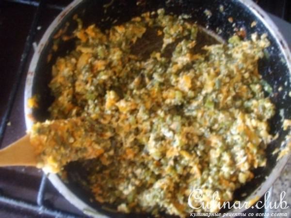 Гарнир из чесночных стрелочек