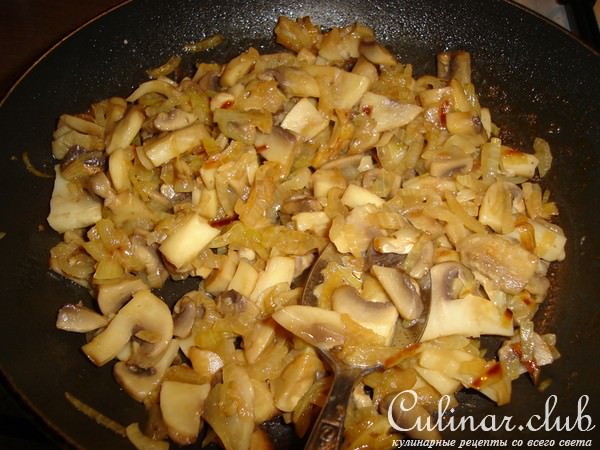 макароны с грибами